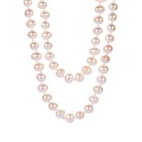 Kaori Cultured Pearl Endless Necklace (8mm x 6.5mm)