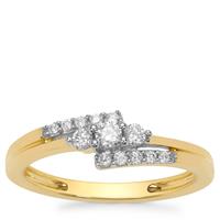 Diamond Ring in 18K Gold 0.26ct 