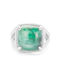 Minas Velha Emerald Ring in Sterling Silver 12.06cts