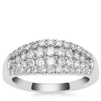 Diamonds Ring in Platinum 950 1cts 