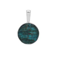 Apatite Drusy Pendant in Sterling Silver 14.50cts