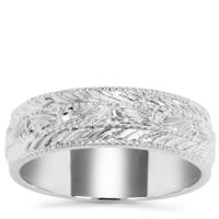 Band Ring in 9K White Gold