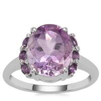 Moroccan Amethyst Ring in Sterling Silver 4.41cts