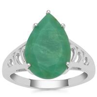Chrysoprase Ring in Sterling Silver 4.80cts