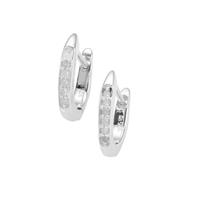 Diamonds Earrings in Sterling Silver 0.06ct