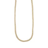 Mesh Altro Necklace in Two Tone Gold Plated Sterling Silver 7.21g