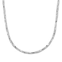 18" Sterling Silver Couture Twisted Forzentina Chain 2.23g