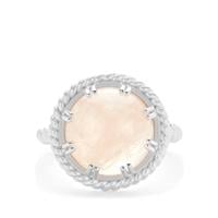 Galileia Morganite Ring in Sterling Silver 6.56cts