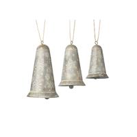 Set of 3 Hanging Metal Bells 