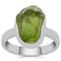 Suppatt Peridot Ring in Sterling Silver 6.36cts