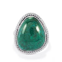 Chrysocolla Ring in Sterling Silver 15cts