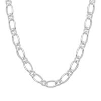 18" Sterling Silver Couture Figaro Chain 4.50g