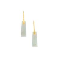 Aquaprase™ Earrings in Gold Plated Sterling Silver 21.35cts