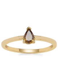 Fancy Yellow Diamond Ring  in 18k Gold