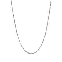 18" 18K White Gold Classico Prince of Wales Chain 1.30g