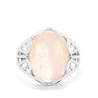 Galileia Morganite Ring in Sterling Silver 9.47cts