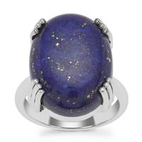 Sar-i-Sang Lapis Lazuli Ring in Sterling Silver 15.50cts
