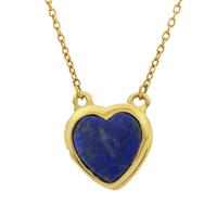 Sar-i-Sang Lapis Lazuli Locket in Gold Plated Sterling Silver 1.75cts