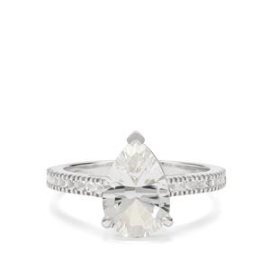 一点もの❣️ミキア⭐WHITE TOPAZ 王冠RING Mystic Topaz Ring with White Topaz in Sterling Silver 2.1cts