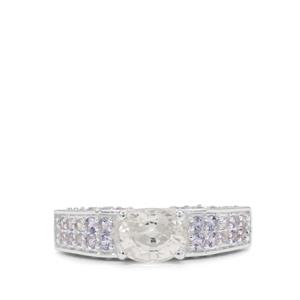 Kaori Cultured Pearl Bumble Bee Ring with White Zircon in