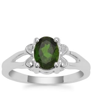 Chrome Diopside Ring in Sterling Silver 1.13cts