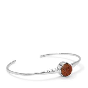 Drusy Vanadinite Bangle in Sterling Silver 6.60cts