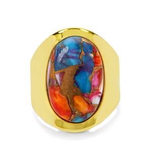 10.50cts Copper Mojave Turquoise Midas Aryonna Ring 