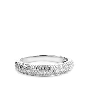 1/8ct Diamond Sterling Silver Ring