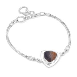 6.50ct Iolite Sunstone Sterling Silver Aryonna Bracelet