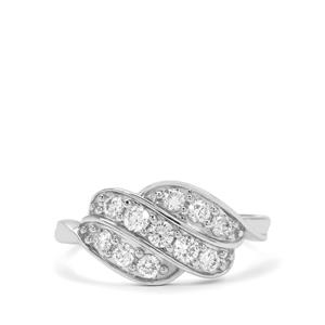 1/2ct Flawless Diamonds 9K White Gold Tomas Rae Ring
