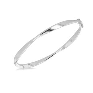 Bangle in Sterling Silver 4mm