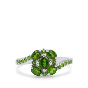 1.20ct Chrome Diopside Sterling Silver Ring