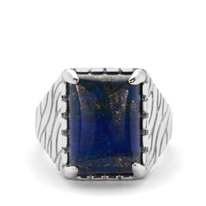 7.70ct Lapis Lazuli Sterling Silver Ring