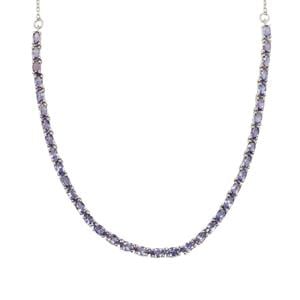 8.35ct Tanzanite Sterling Silver Necklace 