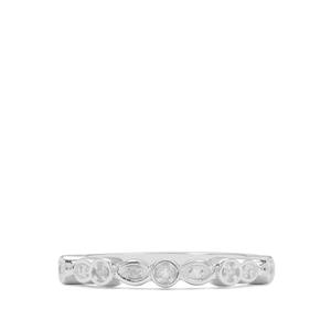 1/20ct Diamond Sterling Silver Ring 