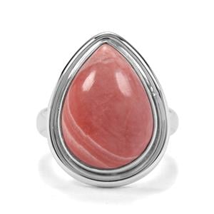 6.39ct Pink Lady Opal Sterling Silver Aryonna Ring