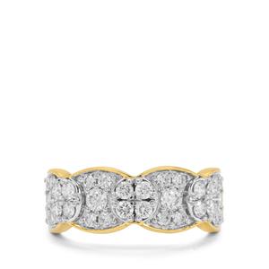 1ct Argyle Diamonds 9K Gold Ring