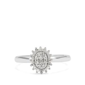 1/5cts Diamond Platinum 950 Tomas Rae Ring 