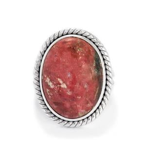 14ct Thulite Sterling Silver Aryonna Ring 