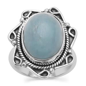 Aquamarine Ring in Sterling Silver 10cts