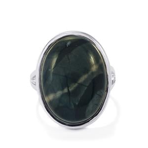 16ct Picasso Jasper Sterling Silver Aryonna Ring 
