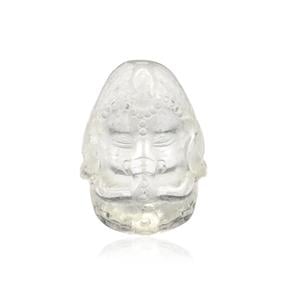 38cts Carved Optic Quartz (N) 