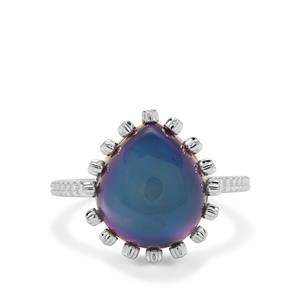 6.80ct Purple Moonstone Sterling Silver Ring