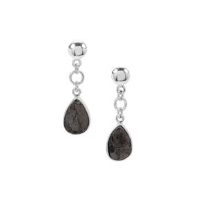 Shungite Earrings in Sterling Silver 8.10cts