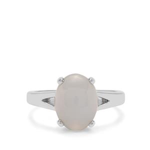 3.55cts Turkish Chalcedony Sterling Silver Ring 