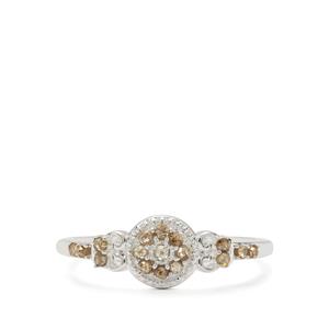 Victorian Rose Cut Diamond Ring 1/4ct