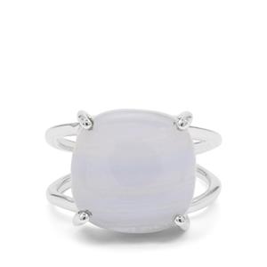 10ct Blue Lace Agate Sterling Silver Aryonna Ring 