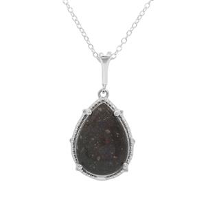 9.04ct Andamooka Opal Sterling Silver Necklace