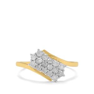 1/2ct GH Diamonds 9K Gold Ring