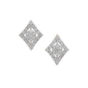 1/2ct Canadian Diamonds 9K Gold Tomas Rae Earrings
